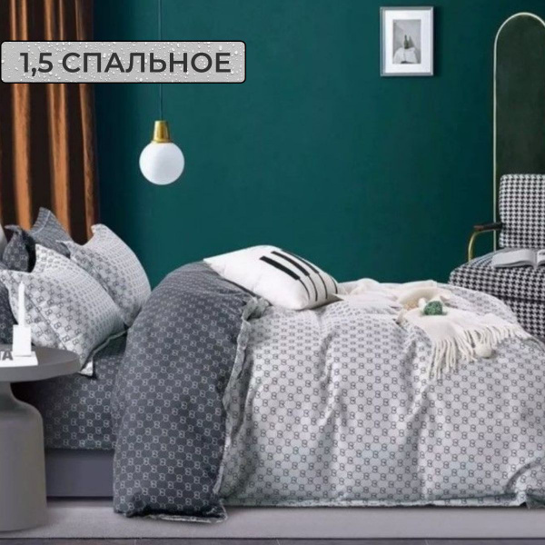 Комплект постельного белья Boris Бор.хлопок.1,5цв , наволочки 70x70 ...