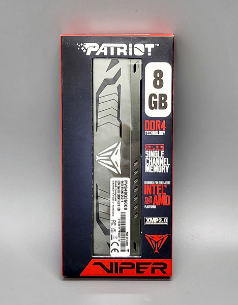 Характеристики Patriot Memory Оперативная память Patriot Viper Steel ...