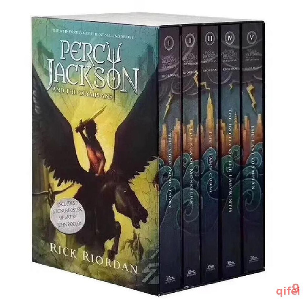 5 Книг/Комплект английских романов "Перси Джексон и олимпийцы" - купить ...