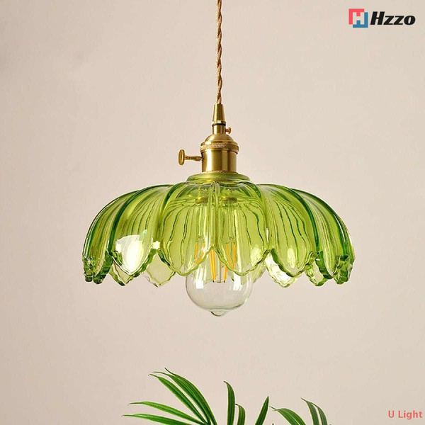 HzzoВинтажная люстра из стекла лотоса U Light - купить по низкой цене в ...