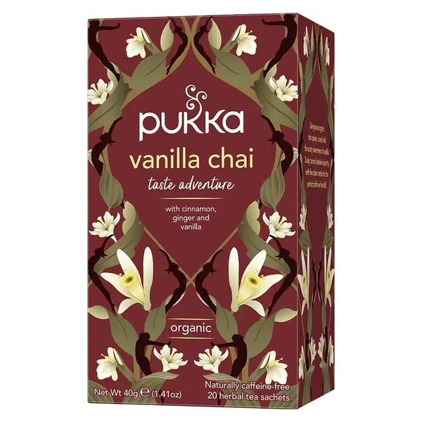 Чай Ванильный Pukka Vanilla chai с корицей, имбирем и ванилью, 20 ...