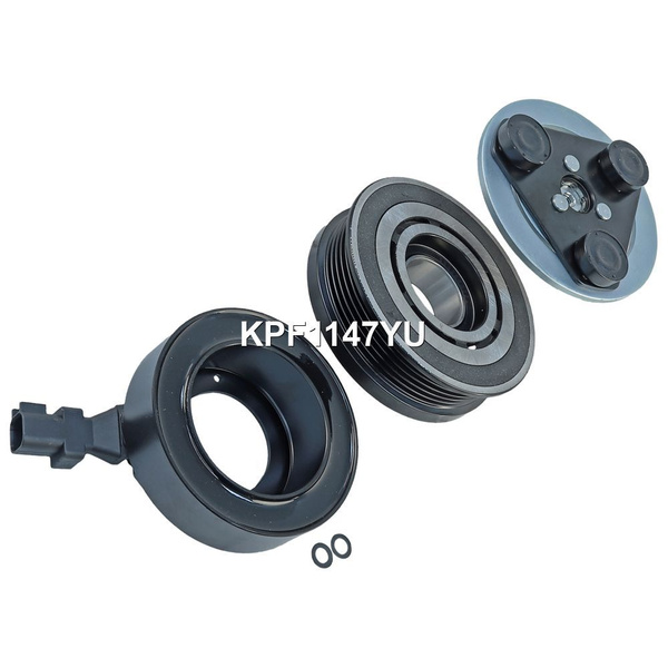 Шкив компрессора кондиционера в сборе Volvo C30, S40, V50 (Вольво Ц30 ...