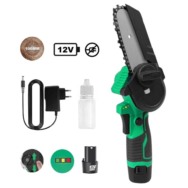 Пила цепная аккумуляторная Zitrek GreenSaw 12 (12В, 1,5Ач Li-ion аккум ...