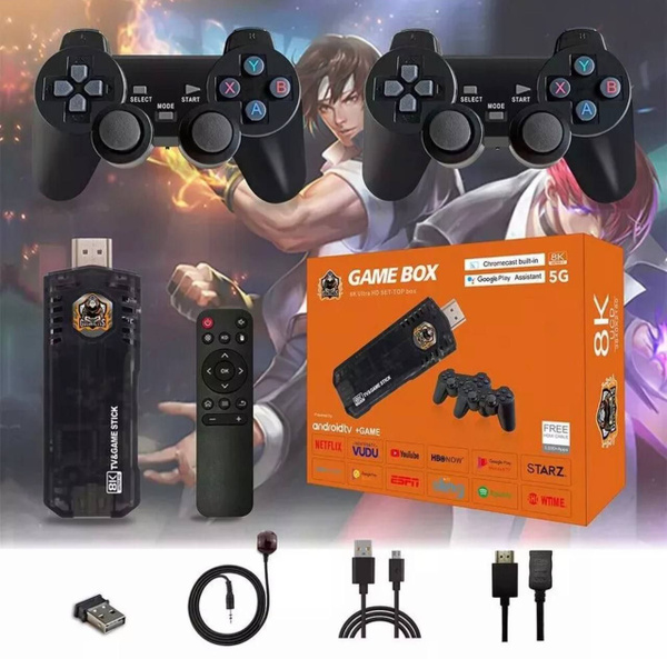 Игровая приставка 10000 Игр / ТВ приставка 64Gb TV-BOX Android TV, 8K ...