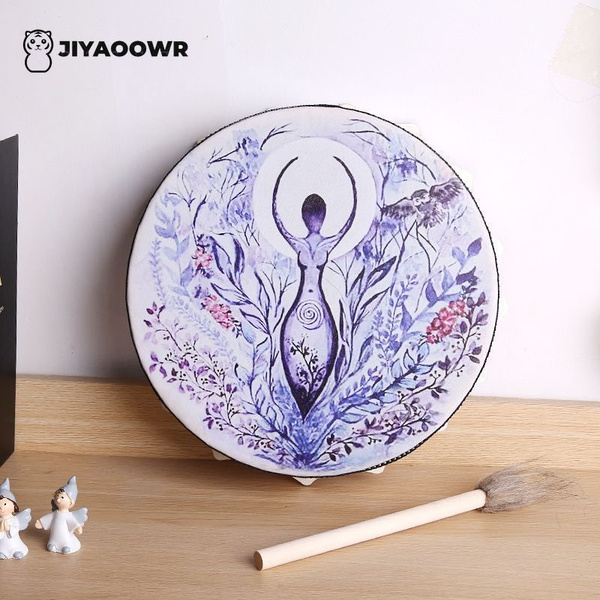 Перкуссионный инструмент шаманский бубен, 25*5 см. - купить с доставкой ...