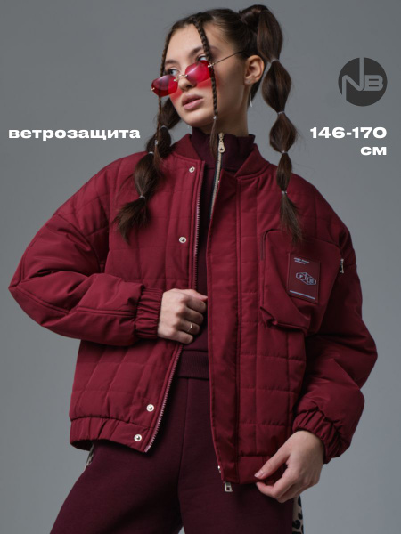 Бомбер Nota Bene Для девочек - купить с доставкой по выгодным ценам в ...