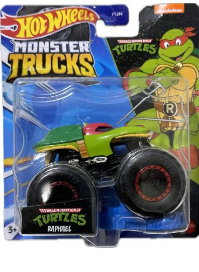 Машинка Hot Wheels Monster Trucks Turtles Raphael / Монстр-трак Хот ...