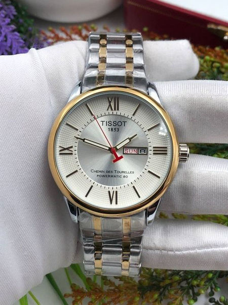 Мужские наручные часы TISSOT с металлическим ремешком в подарочной ...