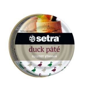 Паштет утиный Setra, 100 г купить на OZON по низкой цене (1744100724)