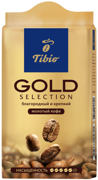 Кофе молотый Tibio Gold Selection, 250 г - купить с доставкой по ...