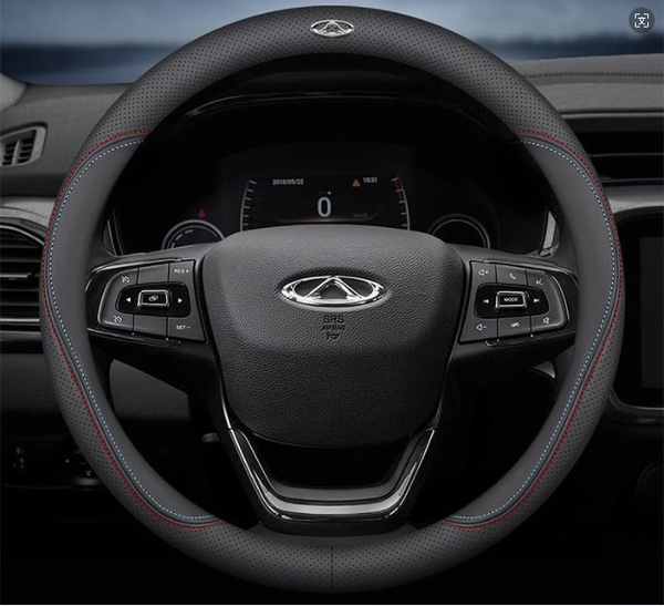 Оплетка на руль со стразами универсальная chery 38см чехол на руль ...