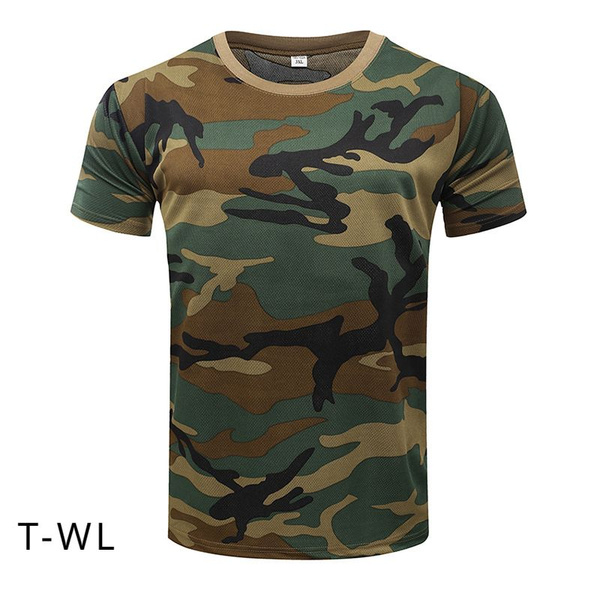 Камуфляжная футболка, CAMO-010 быстросохнущая и дышащая, летняя ...