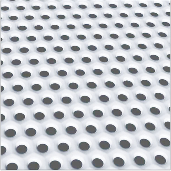 Лист перфорированный 350х350 (ШхВ) мм металлический белый ExDe - купить ...