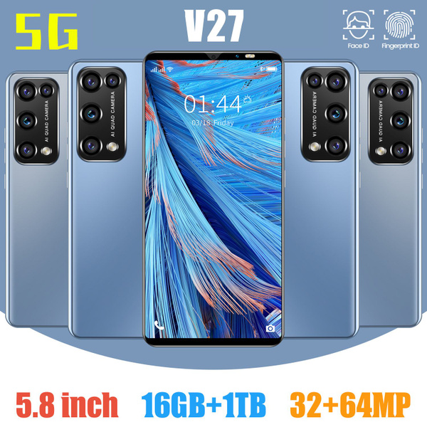 Смартфон Android-смартфон, V27 , 5G, WiFi, поддержка русского языка ...