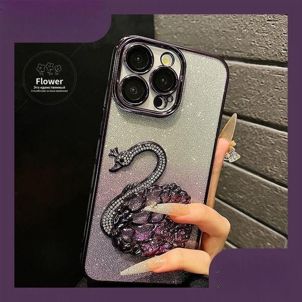 Резиновый чехол для мобильного телефона Apple iPhone15pro с подушкой ...