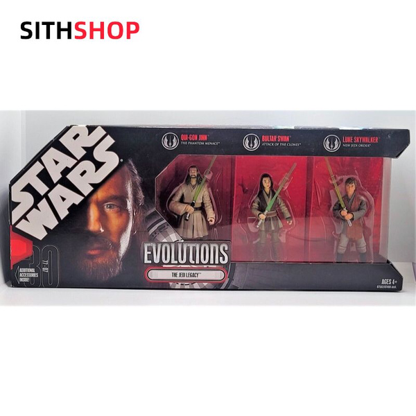 Star Wars The Legacy Collection Evolutions The Jedi Legacy Qui Gon Jinn Bultar Swan Luke Skywalker 3.75 Inch Action Figure OZON 1635551972