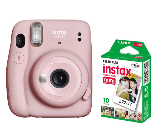 Фотоаппарат моментальной печати Fujifilm Instax MINI 11, дымчатая роза ...