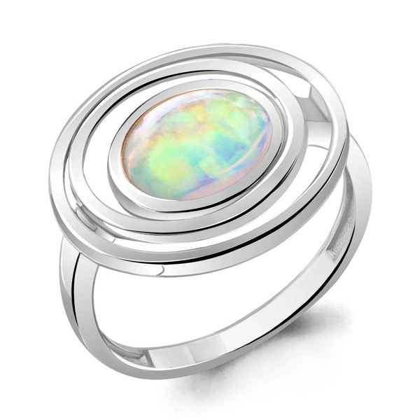 Серебряное кольцо DIAMANT-ONLINE с опалом 925 пробы - купить с ...