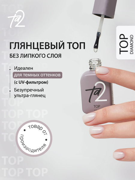 Глянцевый топ для гель-лака Diamond - купить с доставкой по выгодным ...