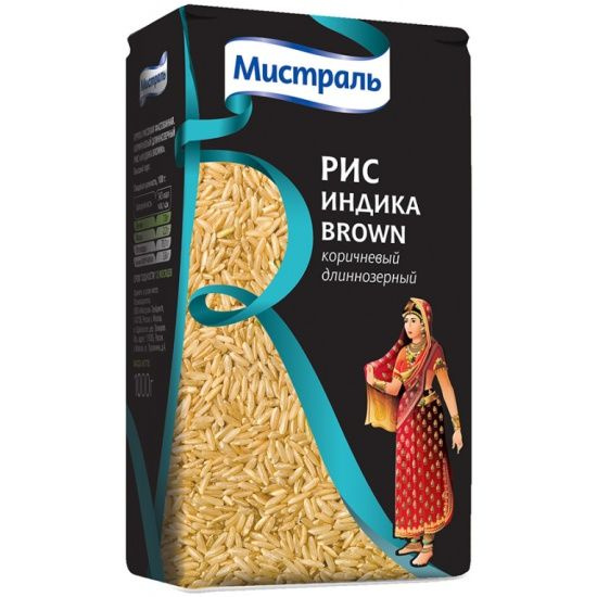 Рис Индика BROWN Мистраль 1 кг - купить с доставкой по выгодным ценам в ...