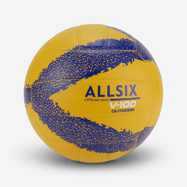 Мяч волейбольный DECATHLON Мяч для волейбола Allsix Outdoor vbo100 ...