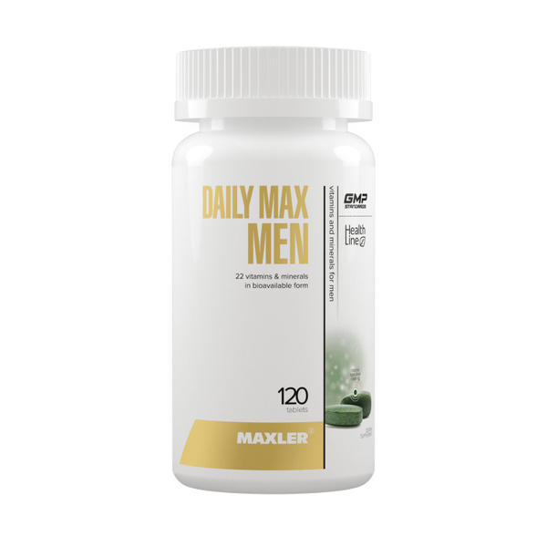 Витамины для мужчин Maxler Daily Max Men 120 шт. купить на OZON по ...