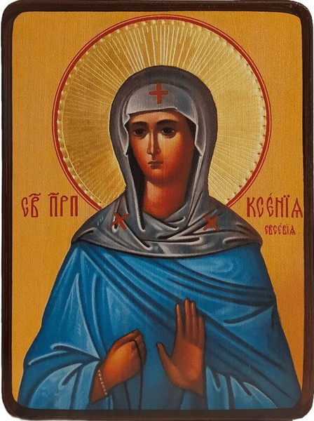 Икона Ксения (Евсевия) Миласская, размер 8,5 х 12,5 см - купить по ...