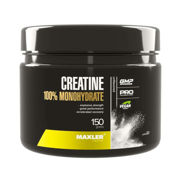 Спортивное питание, Креатин, Maxler Creatine 100% Monohydrate, 150 г ...
