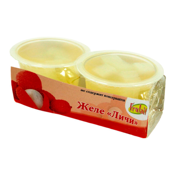 Фруктовое желе Frulaif со вкусом личи с кусочками кокоса Cocon, 236 г ...