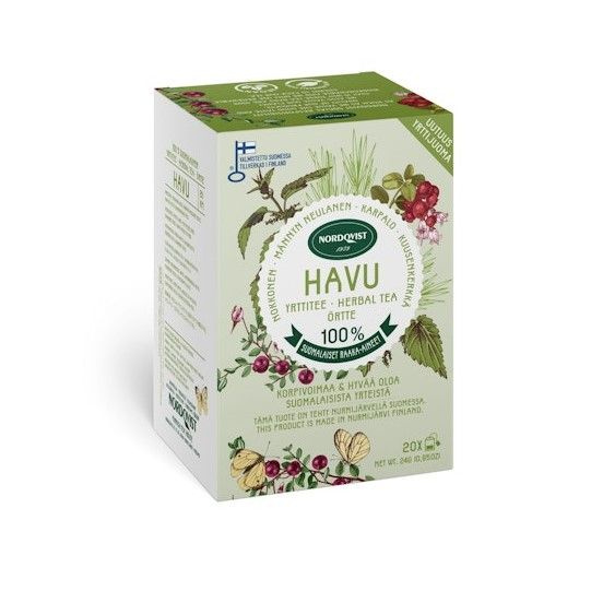Травяной чай Nordqvist Havu хвойный, 20 пак., 24 г (Финляндия) - купить ...