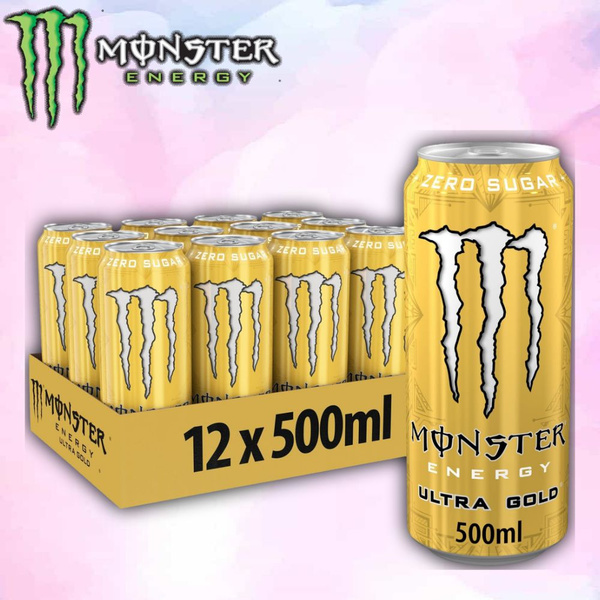 Энергетический напиток Monster Ultra Gold pineapple / Монстер Энерджи ...
