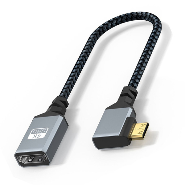 Характеристики Мини HDMI к 2.0 4K60H, правый: Кабель подробное описание ...