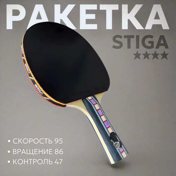 Ракетка для настольного тенниса STIGA Trinity **** - купить с доставкой ...
