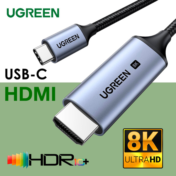 Кабель переходник UGREEN PremPack USB Type-C (Thunderbolt) - HDMI 2.1 ...