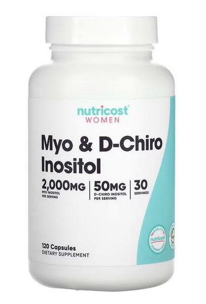 Мио и D-хиро инозитол для женщин , 120 капсул ,Nutricost купить на OZON ...