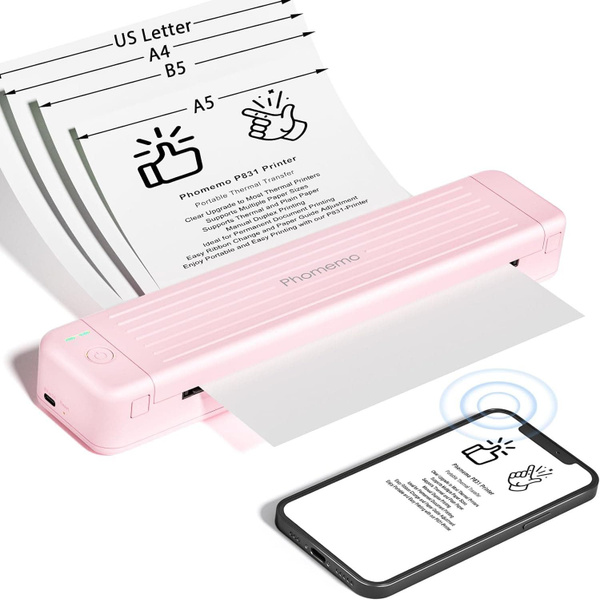 Phomemo P831 офисный принтер с обычной бумагой, bluetooth, переносной ...