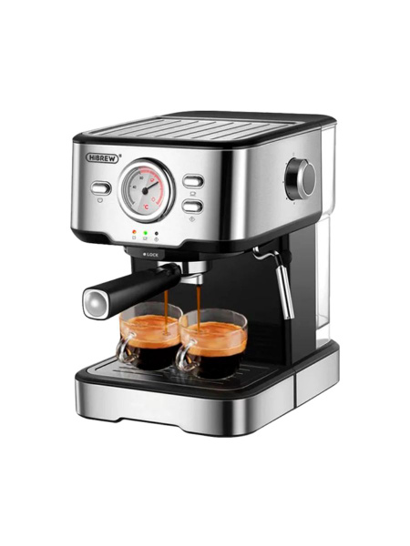 Автоматическая кофемашина HiBREW H1A ST-504_1211818, серебристый купить ...