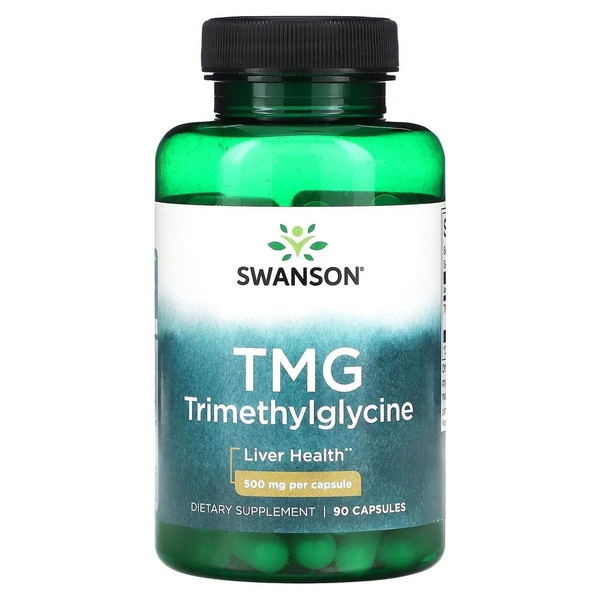Swanson TMG триметилглицин 500 мг 90 капсул бетаин безводный - купить с ...