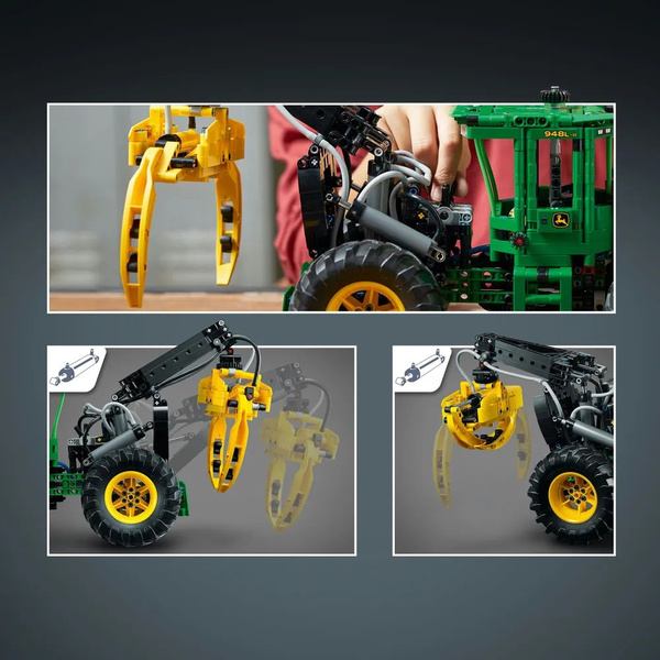 Конструктор LEGO Technic John Deere 948L-II Трелевочный трактор, 1492 ...