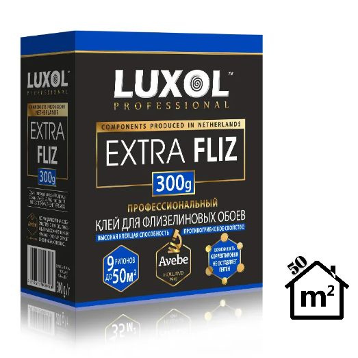 Клей обойный для флизелиновых обоев люксол Extra Fliz 300г купить на ...