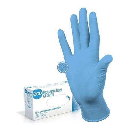 Перчатки нитриловые Heliomed ECO NITRILE голубые размер L - купить с ...