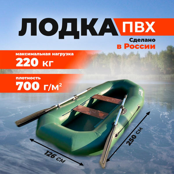 Лодка ПВХ надувная для рыбалки двухместная - купить по выгодной цене в ...