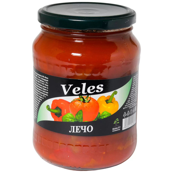Veles Консервы овощные закусочные, Лечо,700г - купить с доставкой по ...