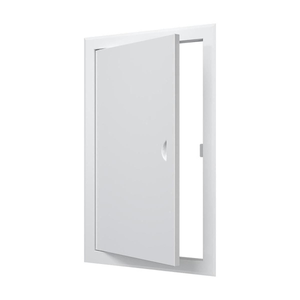 Люк-дверца ревизионная Evecs ЛТ3060Мп, стальная на магните, с фланцем ...