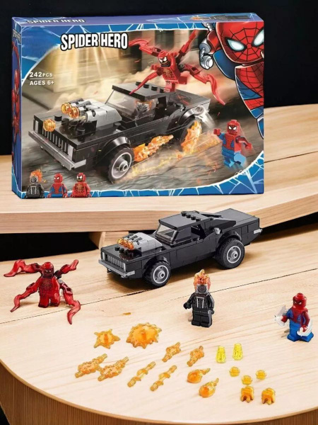 Конструктор Spider Hero Человек-Паук и Призрачный Гонщик - купить с ...
