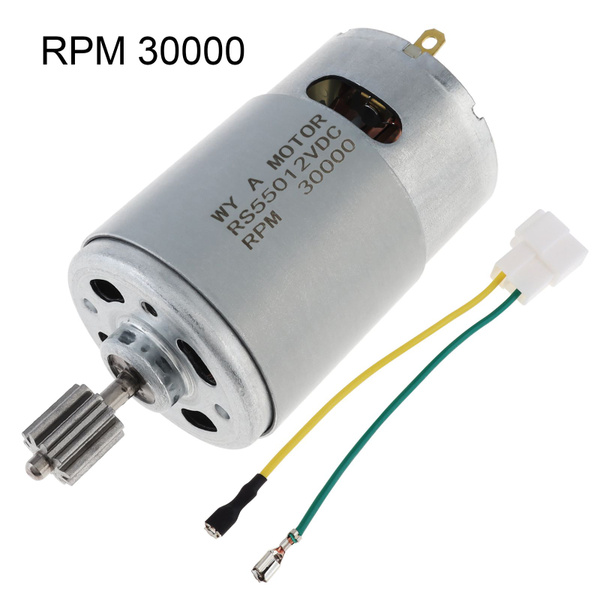 RS550 10 зубов двигатель постоянного тока 12V высокоскоростной ...