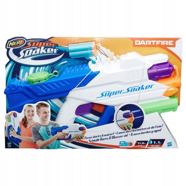 Характеристики Игрушечное оружие HASBRO Nerf Super Soaker DartFire - 2 ...