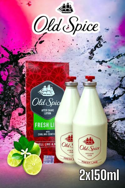 Лосьон после бритья Old Spice Fresh Lime 150 мл., 2 шт купить на OZON ...