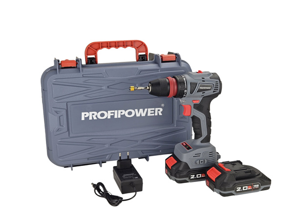 Profipower Шуруповерт, 18 В, 45 Нм, 2 АКБ купить на OZON по низкой цене ...