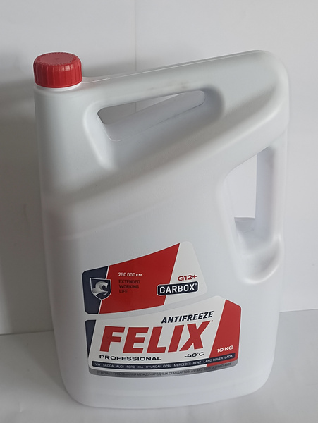Антифриз FELIX красный "Felix" Carbox G-12+ 10 кг, Готовый раствор ...